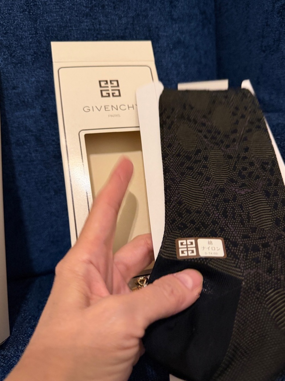 Givenchy Black Patterned Socks